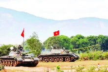 Thực hành diễn tập khu vực phòng thủ tại Quân khu 5.
