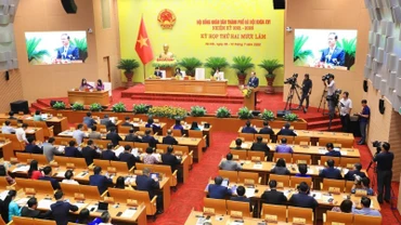 Khai mạc kỳ họp thứ 25 của Hội đồng nhân dân thành phố Hà Nội khóa XVI, nhiệm kỳ 2021-2025.