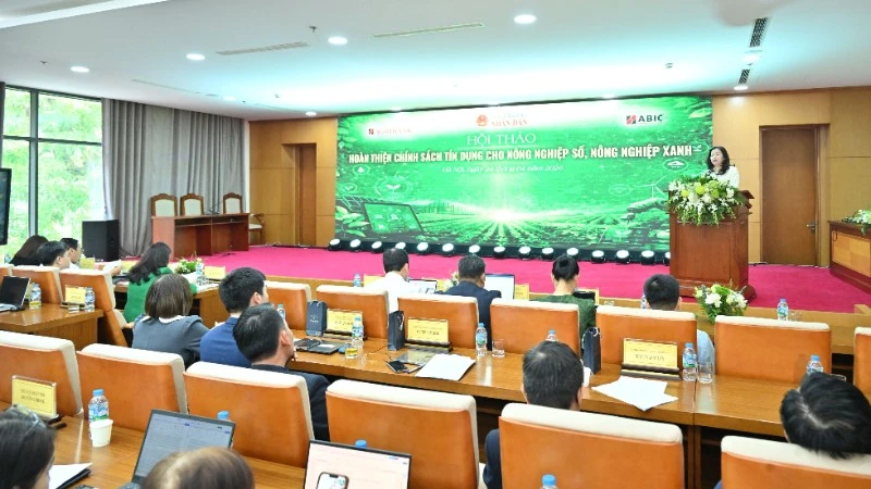 Hoàn thiện chính sách tín dụng cho nông nghiệp số và nông nghiệp xanh
