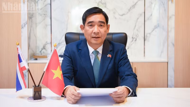 Đại sứ Việt Nam tại Thái Lan Phạm Việt Hùng. (Ảnh: XUÂN SƠN)