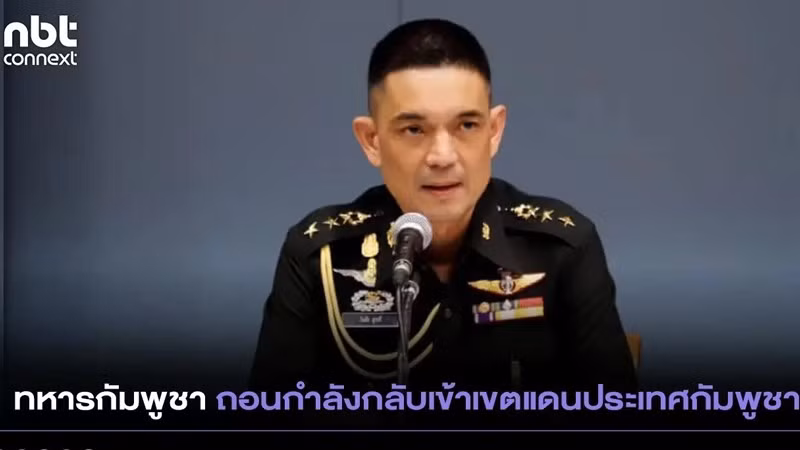 Người phát ngôn Lục quân Thái Lan, Thiếu tướng Winthai Suvaree. (Ảnh: NBT)