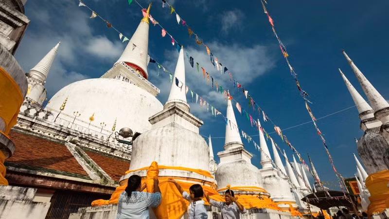 Wat Phra Mahathat Woramahawihan được UNESCO vinh danh là Di sản Thế giới. (Ảnh: TỔNG CỤC DU LỊCH THÁI LAN)
