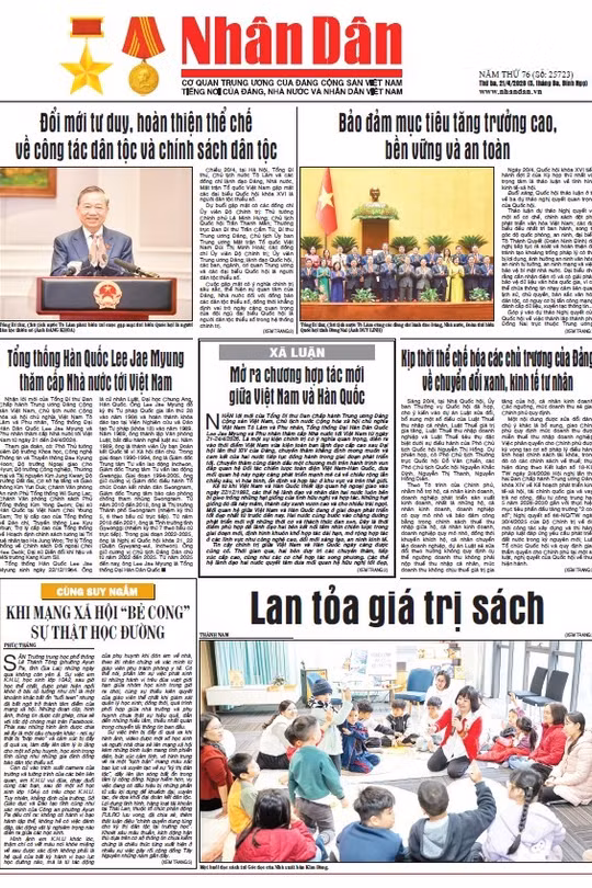 Báo Nhân Dân số 25723