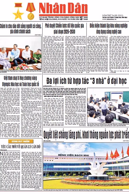 Báo Nhân Dân số 25812
