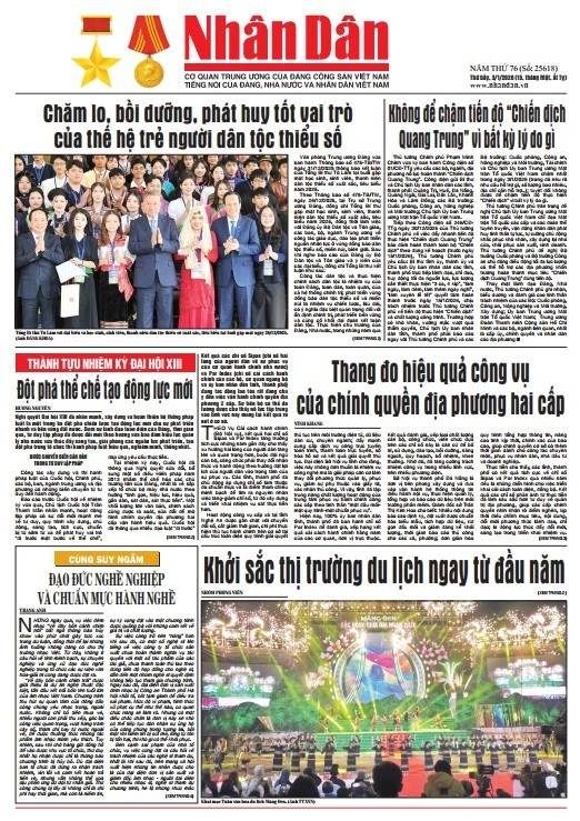 Báo Nhân Dân số 25618