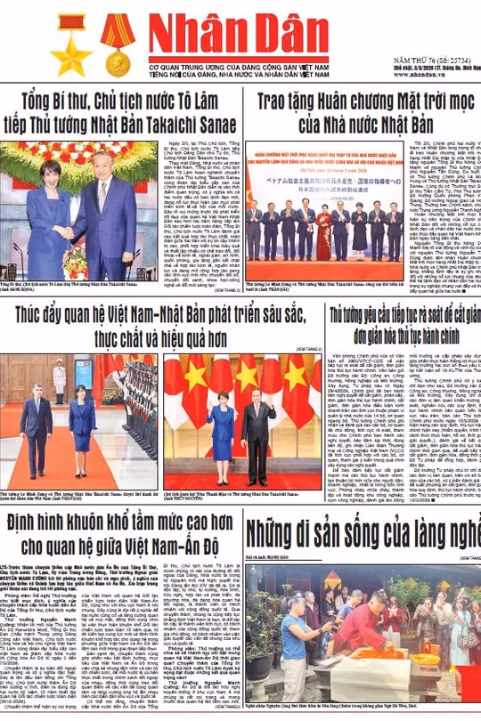 Báo Nhân Dân số 25734