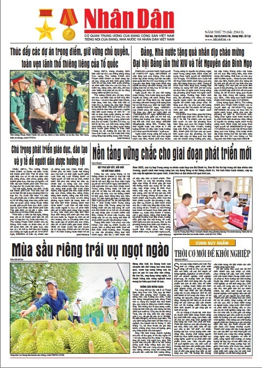 Báo Nhân Dân số 25613