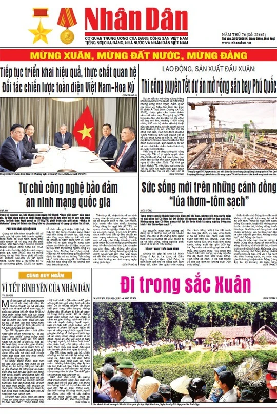 Báo Nhân Dân số 25663