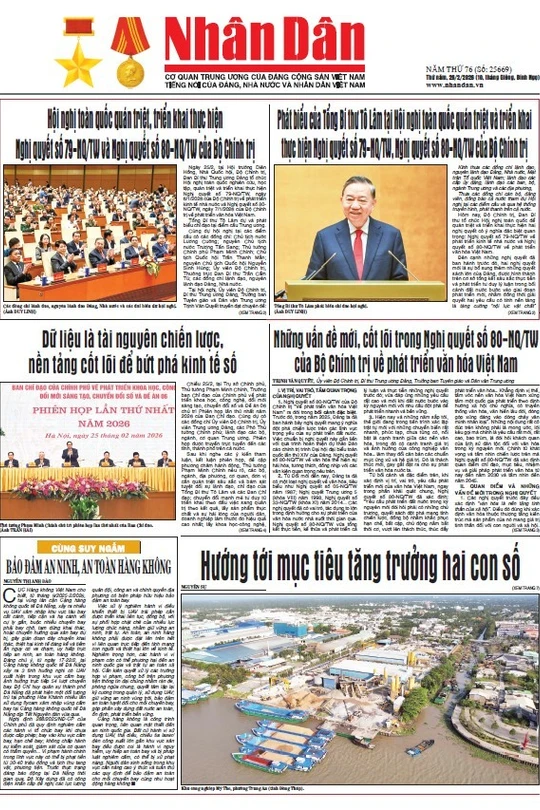 Báo Nhân Dân số 25669