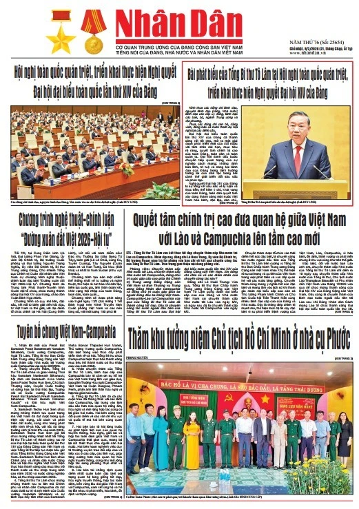 Báo Nhân Dân số 25654