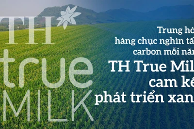 Trung hòa hàng chục nghìn tấn carbon mỗi năm: TH true MILK cam kết phát triển xanh
