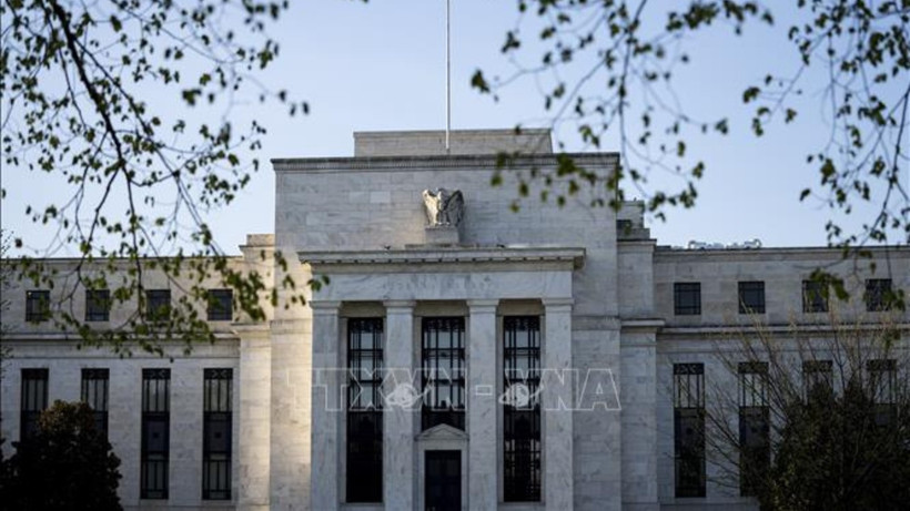 Trụ sở Cục Dự trữ liên bang Mỹ (Fed) ở Washington, DC. (Ảnh: THX/TTXVN)