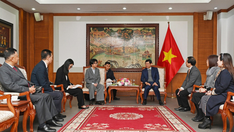 Quang cảnh buổi làm việc. (Ảnh: TITC)