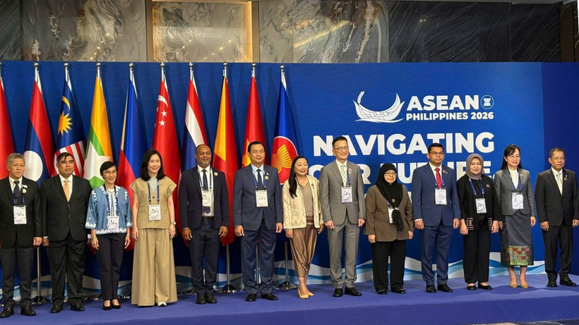 Lãnh đạo cơ quan du lịch các quốc gia ASEAN tại Hội nghị Cơ quan Du lịch quốc gia ASEAN lần thứ 63 diễn ra tại Philippines. (Ảnh: TITC)