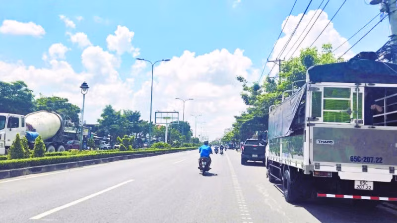 Một tuyến đường ở trung tâm Cần Thơ được hoàn thiện, tạo thuận lợi trong việc kết nối.