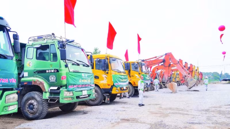 Lễ động thổ xây dựng nhà máy điện- rác Phù Cừ, tỉnh Hưng Yên công suất xử lý 1.600 tấn/ngày đêm.