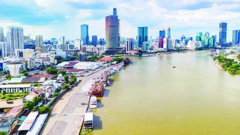 Khu cảng Nhà Rồng-Khánh Hội. (Ảnh DUY QUANG)