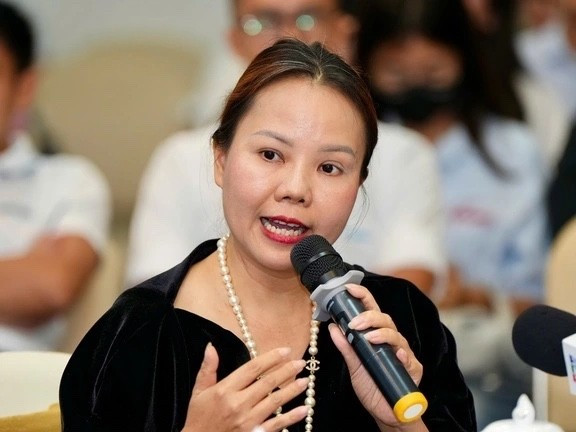 Bà Võ Nhật Liễu, Giám đốc Viện Đào tạo phát triển dự án bất động sản Propiin phát biểu tại hội thảo. 6111c987b3d63a8863c7.jpg