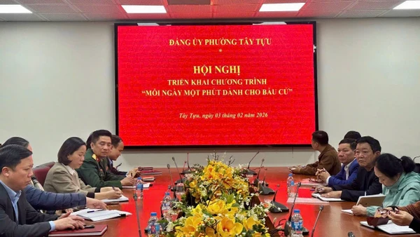 Hội nghị triển khai Chương trình “Mỗi ngày một phút dành cho bầu cử”.