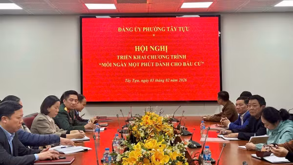 Hội nghị triển khai Chương trình “Mỗi ngày một phút dành cho bầu cử”.
