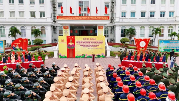 Công an tỉnh Quảng Ninh tổ chức Lễ ra quân tấn công, trấn áp tội phạm, bảo đảm an ninh, an toàn Đại hội Đảng toàn quốc lần thứ XIV; bầu cử đại biểu Quốc hội khóa XVI và đại biểu HĐND các cấp nhiệm kỳ 2026–2031; Tết Nguyên đán Bính Ngọ 2026 và các sự kiện chính trị, văn hóa, du lịch lớn trên địa bàn tỉnh. 