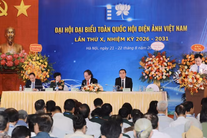 Quang cảnh Đại hội đại biểu toàn quốc Hội Điện ảnh Việt Nam lần thứ 10.