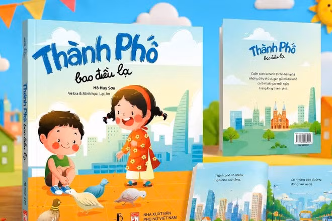 Tập thơ "Thành phố bao điều lạ" của nhà thơ Hồ Huy Sơn.