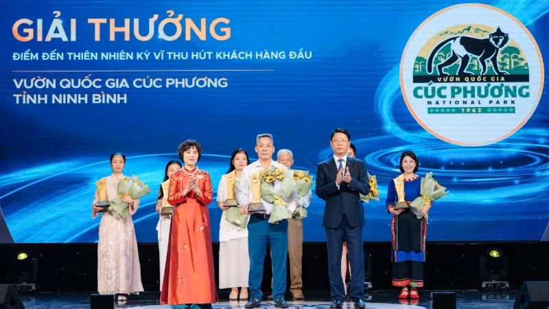 Vườn quốc gia Cúc Phương được trao danh hiệu “Điểm đến thiên nhiên kỳ vĩ thu hút khách du lịch hàng đầu năm 2025” tại Giải thưởng Vita Awards 2026.