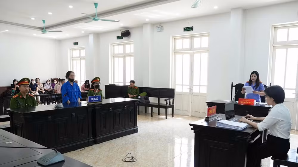 Quang cảnh phiên tòa. (Ảnh: HN)