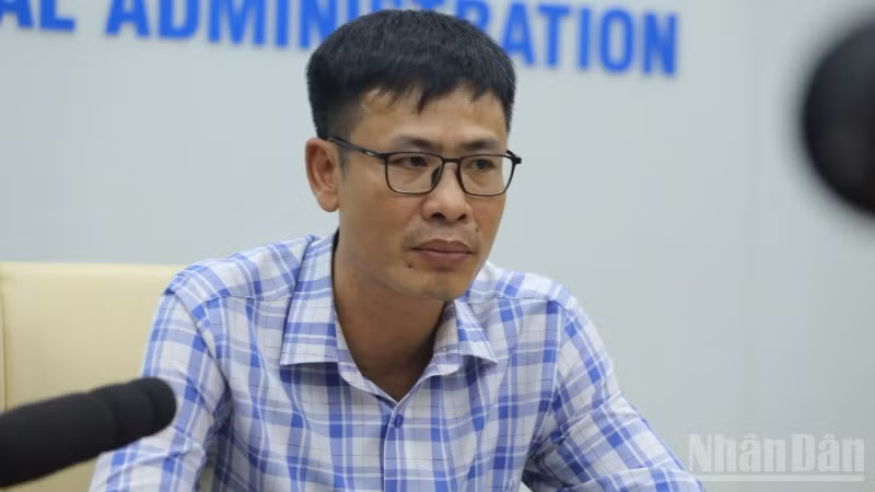 Ông Hoàng Văn Đại, Phó Giám đốc Trung tâm Dự báo khí tượng thủy văn quốc gia.