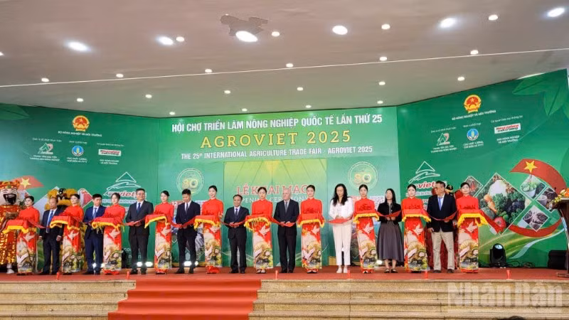 Khai mạc Hội chợ Triển lãm nông nghiệp quốc tế-AgroViet 2025 sáng 12/11.