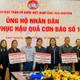 Hội Doanh nhân nữ Thái Bình ủng hộ trực tiếp 3 gia đình ở tỉnh Thái Nguyên mất hết nhà cửa do lũ lụt gây ra.