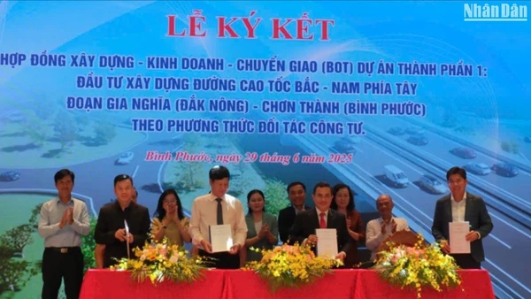 Bình Phước ký kết với đơn vị đầu tư.