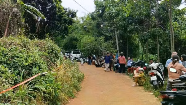 Khu vực xảy ra án mạng khiến 3 người tử vong tại phường Lộc Ninh, thành phố Đồng Nai.