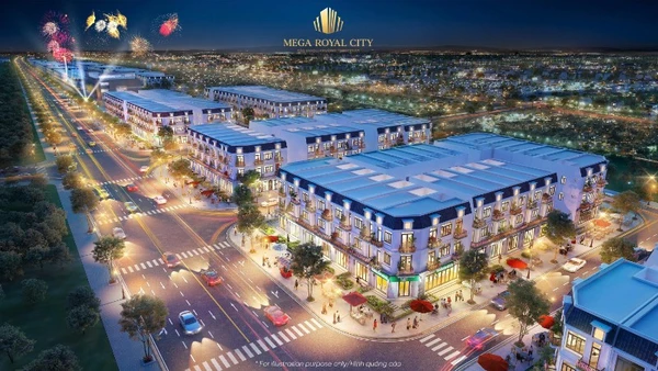 Phối cảnh dự án khu dân cư liền kề khu công nghiệp Đồng Xoài I, phường Đồng Xoài, tỉnh Đồng Nai.