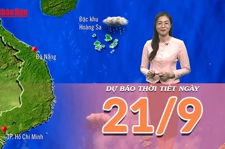 [Video] Dự báo thời tiết ngày 21/9/2025: Bão Ragasa có khả năng di chuyển vào biển Đông
