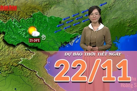 [Video] Dự báo thời tiết ngày 22/11/2025: Bắc Bộ thời tiết hanh khô