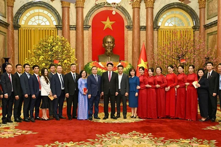 [Video] Văn phòng Chủ tịch nước gặp mặt đầu xuân