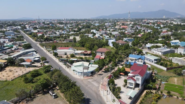 Một góc huyện Long Điền.