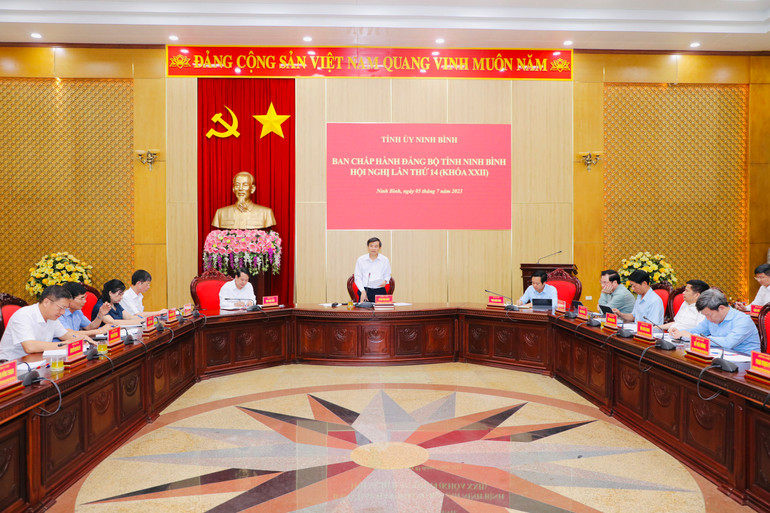 Toàn cảnh hội nghị (Ảnh: Báo Ninh Bình)