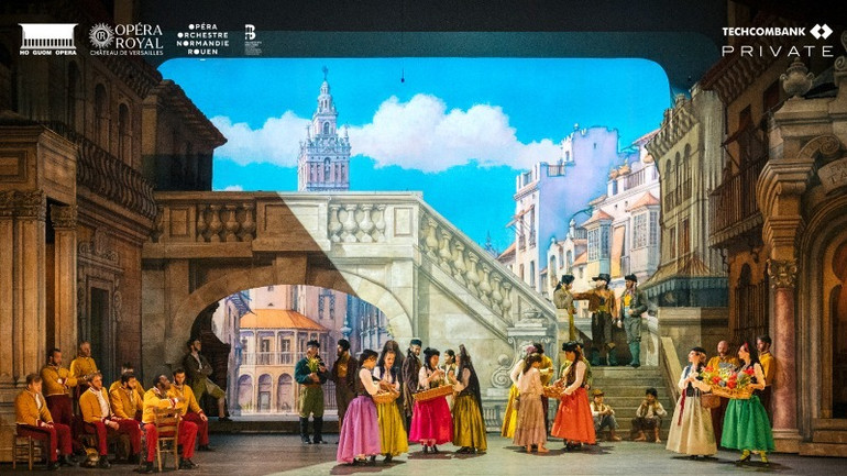 Sân khấu tái hiện châu Âu thế kỷ 19.