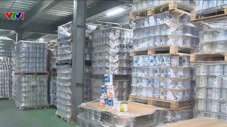 Gần 600 loại sữa bị làm giả. (Ảnh : VTV)