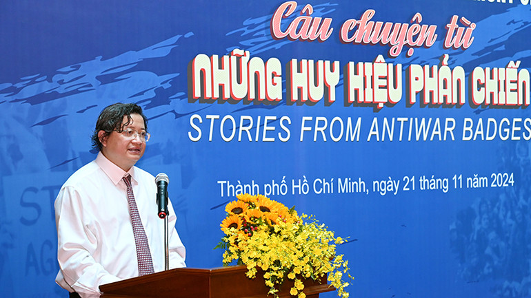 Phó Giám đốc Sở Văn hóa và Thể thao Thành phố Hồ Chí Minh Nguyễn Minh Nhựt phát biểu tại lễ khai mạc. (Ảnh: Quốc Thanh) Phó Giám đốc Sở Văn hóa và Thể thao Thành phố Hồ Chí Minh Nguyễn Minh Nhựt phát biểu tại lễ khai mạc. (Ảnh: Quốc Thanh)