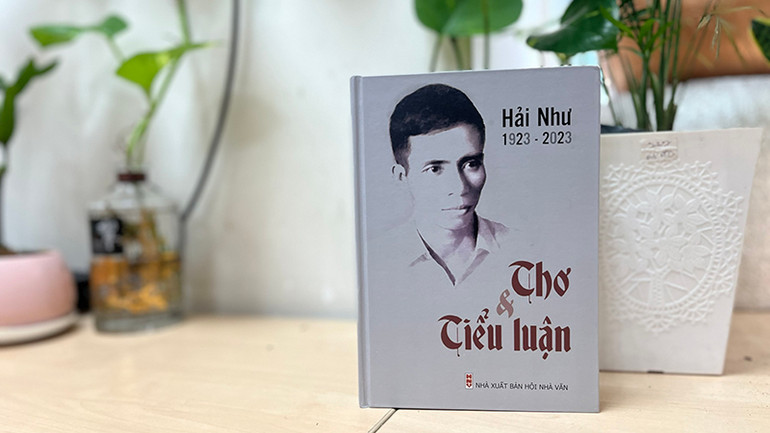 Bìa tác phẩm "Hải Như- Thơ và tiểu luận" vừa được phát hành.