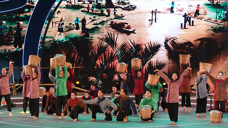Chương trình nghệ thuật mang đậm nét văn hóa vùng đất Nam Bộ.