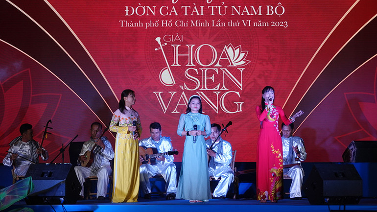 Đơn vị huyện Cần Giờ tham dự liên hoan với chương trình mang chủ đề "Cần Giờ thân thương".