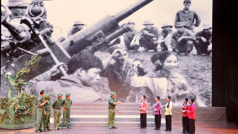 Một tiết mục biểu diễn tại chương trình.