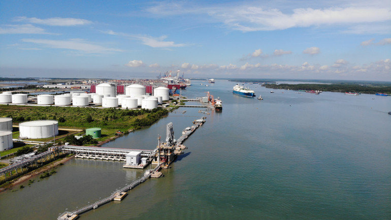 Kho LNG Thị Vải của Tổng công ty Khí Việt Nam.