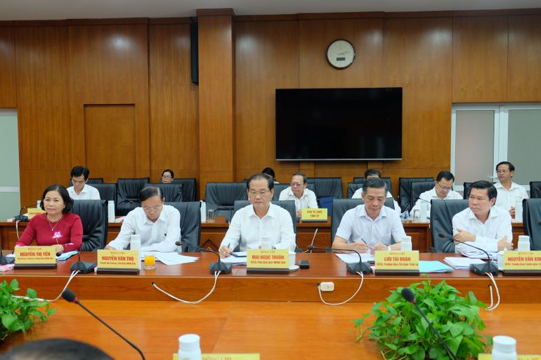 Các đồng chí trong Ban Thường vụ Tỉnh ủy Bà Rịa-Vũng Tàu.