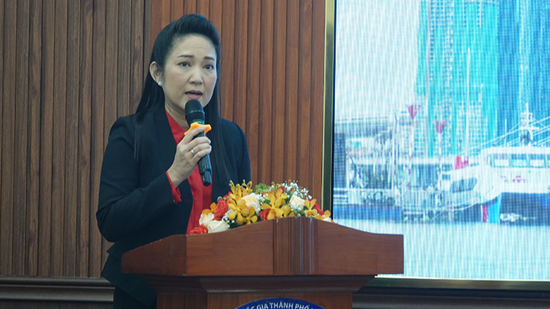 Phó Giám đốc Sở Văn hóa và Thể thao Thành phố Hồ Chí Minh Nguyễn Thị Thanh Thúy phát biểu tại buổi tọa đàm. Phó Giám đốc Sở Văn hóa và Thể thao Thành phố Hồ Chí Minh Nguyễn Thị Thanh Thúy phát biểu tại buổi tọa đàm.